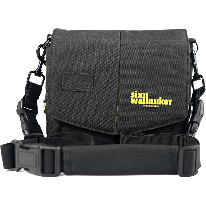 Leckerlibeutel для собак Arrivly SixWalker з магнітним закриттям: практичний фідер для тренувань, універсальна сумка для ласощів з винімною кишенєю (чорний)