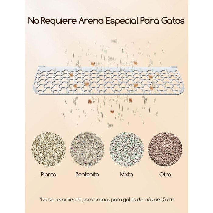 Автоматичний лоток для котів MeoWant з самоочищенням, з пульт керування, антибактеріальний, для великих та кількох котів, з килимком, нейтралізатор запаху