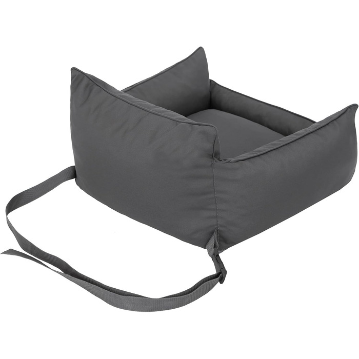 Крісло-ліжко для собак та котів, 57x55x30 см, графіт