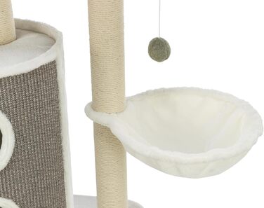 Дерево-подряпування TRIXIE Dante 114 см, бежеве – багатоярусне, з місцями для відпочинку та іграми