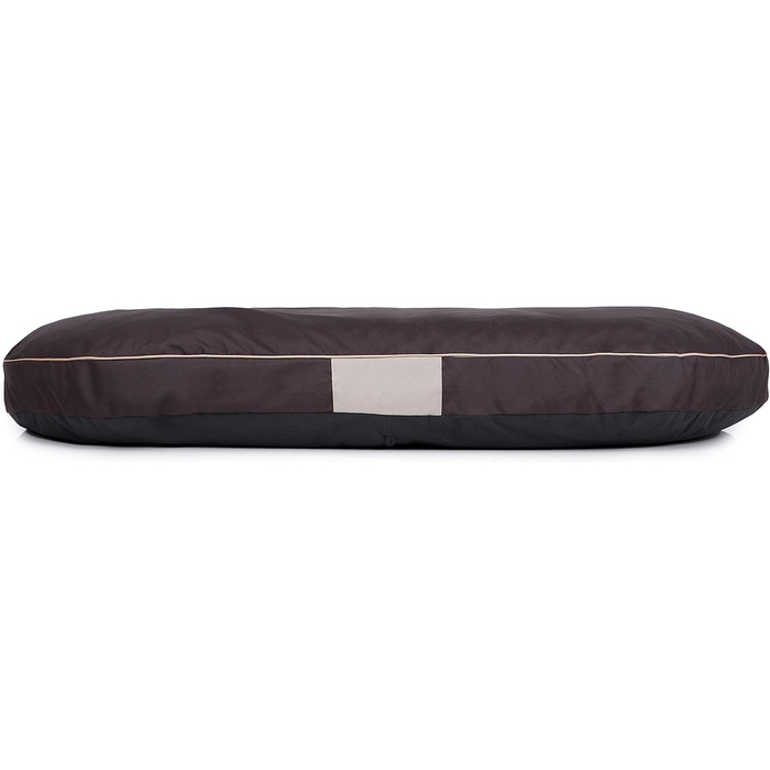 Килимок для собак, лежанка для собак, матрац для собак, лежанка-кошик, лежанка-софа, овальний килимок для маленьких собак M - 70 x 50 см, темно-коричневий