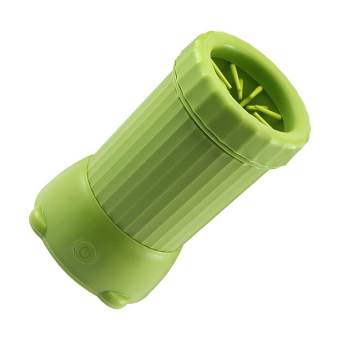 Автоматичний мийник лап для собак, USB, для середніх собак, зелений