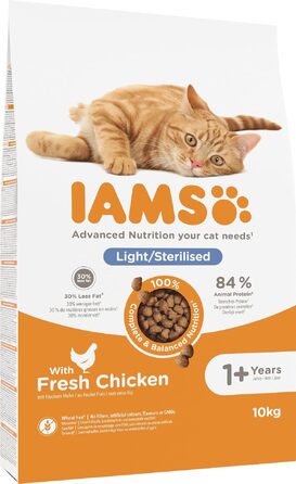 Сухий корм для стерилізованих та кастрованих котів IAMS Sterilised, 10 кг