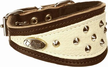 М'який шкіряний нашийник Dingo для хорта, елегантний, Soft 12399