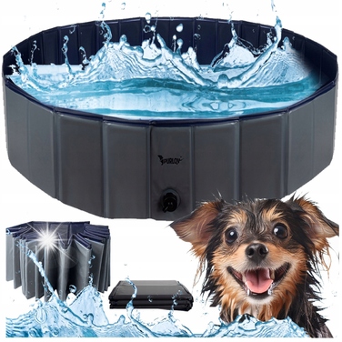 Складальний садовий басейн-манеж для собак, тварин та дітей, посилений, 120x30 см