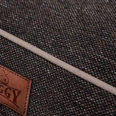 М'яке ліжко-лежанка для собак XL, коричнева, 98 x 66 см. Лежанка для тварин, лежанка для собак Inarii