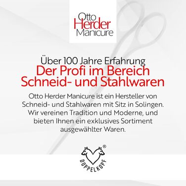 Ножиці для грумінгу собак Otto Herder, 16,5 см, професійні, нержавіюча сталь, з мікрозубцями