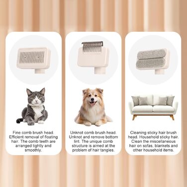 Гребінець для догляду за тваринами: багатофункціональна щітка для собак, видаляє ковтуни, інструмент для грумінгу