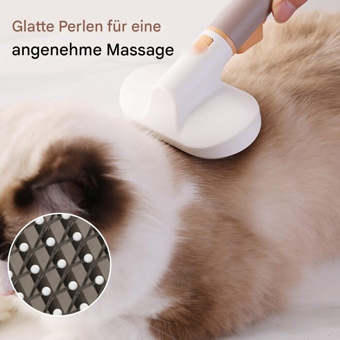 Щітка для собак під час линьки - гребінець з 3 насадками, для котів та собак, для догляду за шерстю вдома, в офісі та квартирі