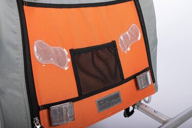 TrendPet Comfort Wagon M: Алюмінієвий причіп для собак з підвіскою, сірого кольору