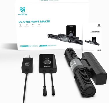 Помпа для акваріума Magtool 1600–4200 GPH, регульована циркуляційна хвильова помпа з контролером, 360° для прісноводних і морських акваріумів