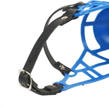 Нашийник-маска для грейхаундів (довгоносі) 101 Windhund – легкий, дихаючий, безпечний для прогулянок, ветеринара та захисту від отруєнь. Міцний та довговічний. Синій.
