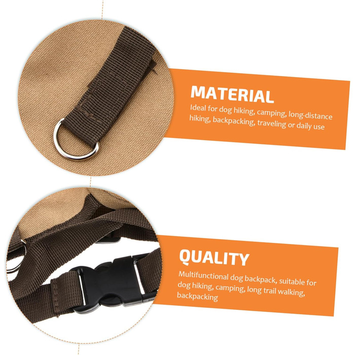 Сумка для собак Gatuida: хакі, для середніх та великих собак, регульована, 2 кишені, для подорожей та кемпінгу