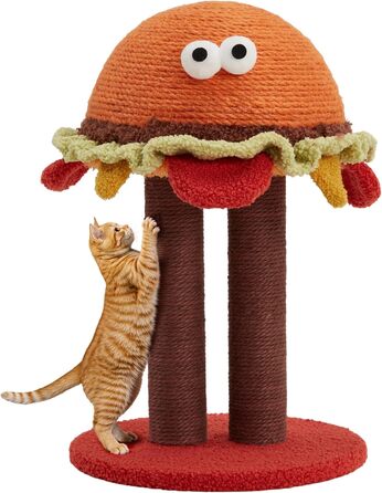 Котячий будиночок-кратцбаум Erinnyees, 47 см: милий, функціональний, з сизалевого мотузка для котів