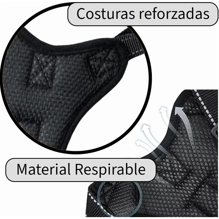 Регульоване об’їжджне дзеркало для собак маленьких порід з автомобільним страхувальним тросом, посилене, безпечне та зручне, розмір S