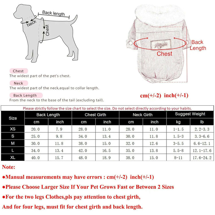Рожева тепла куртка для собак на осінь/зиму, флісова парка для маленьких та середніх собак та котів, м'яка та тепла, для Шнауцера, розмір M