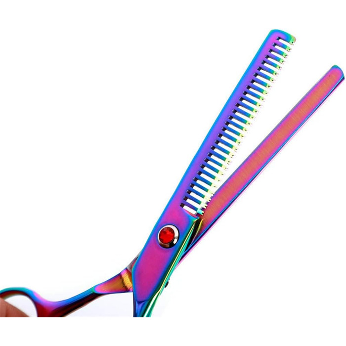 Набір професійних ножиць для грумінгу собак та котів з нержавіючої сталі. Ножиці для грумінгу з закругленими кінцями та витонченим лезом. Ідеально підходять для стрижки та витончення шерсті.