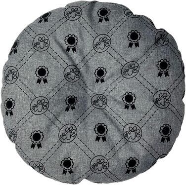 М'який лежак для собак та котів, круглий, діаметр 60 см, коричневий колір. Лежанка для собак, котячий лежак, килимок для котів, матрац для собак або котів. Можливість прання. Ідеально підходить для переносних кліток або лежанок для тварин. Діаметр 60 см (