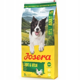 Сухий корм для собак Josera Adult Light & Vital з птицею, 12,5 кг