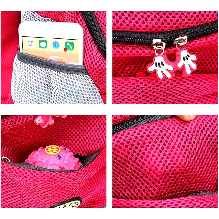 Рюкзак-переноска для собак та котів Ahagut, чорний, S, з регульованими ременями, для подорожей та прогулянок