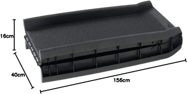 Рампа для домашніх тварин Lanco – 4 секції, складана, PVC, 156x40x16 см