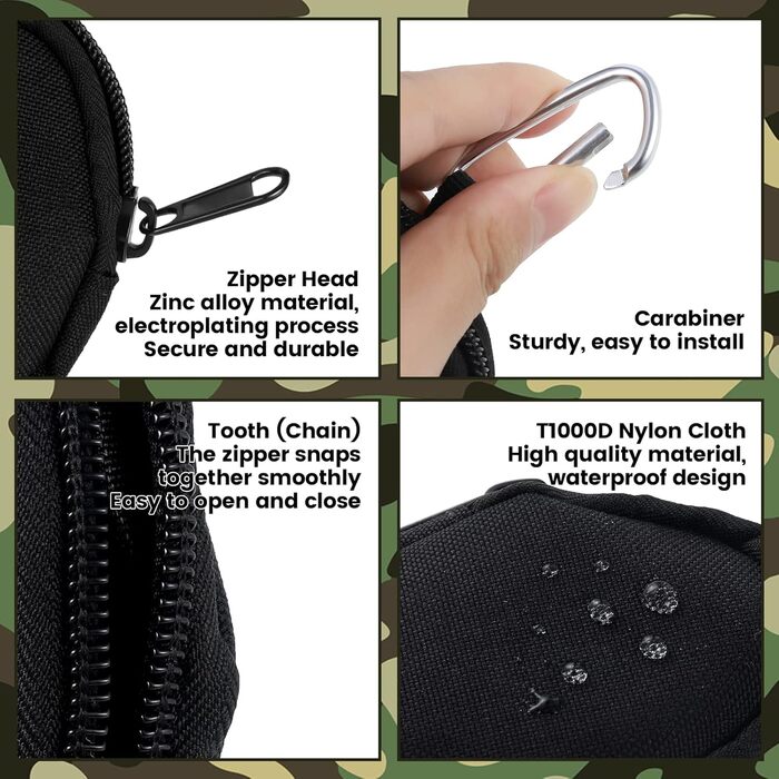 Сумка для ласощів для собак, 2 шт., сумка для дресирування собак, сумка для цуценят та собак з відділенням та карабіном