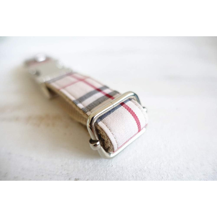 Нашийник для собак GearPro Nylon Khaki з металевою застібкою, регульований, розмір M (42-48 см)