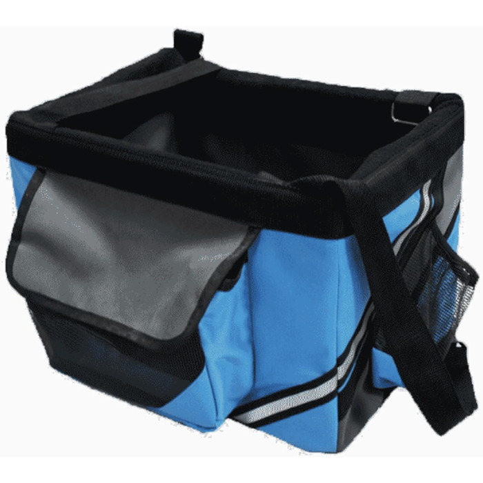 Фahrrad-Hundetasche DONGXIAO: Сумка-переноска для собак на велосипед, Oxford-Gewebe, 6 кг, чорна/синя