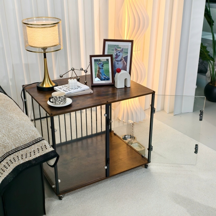 Дерев'яна клітка BingoPaw, 60 x 77 x 65 см