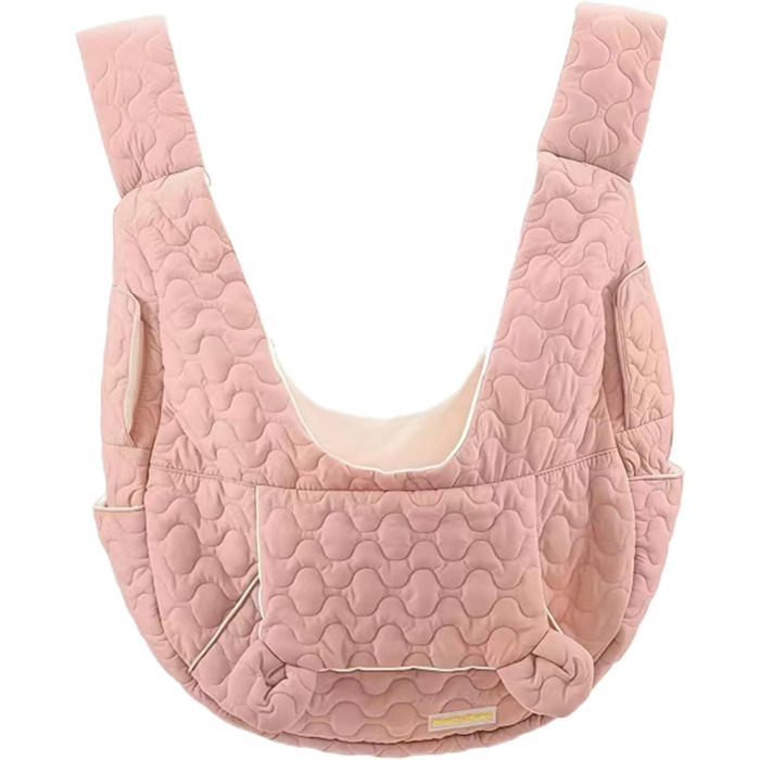 Рюкзак для собак і котів Godpqiui | Дихаючий, м'який, портативний, для малих собак, кошенят, цуценят, подорожей, кемпінгу, прогулянок, велосипеда, рожевий