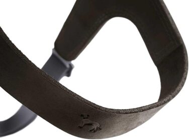 Нашийник для собак HUNTER DIMARO, чорний, м'яка та міцна шкіра, регульований, для цуценят та собак, що бояться, розмір S-M