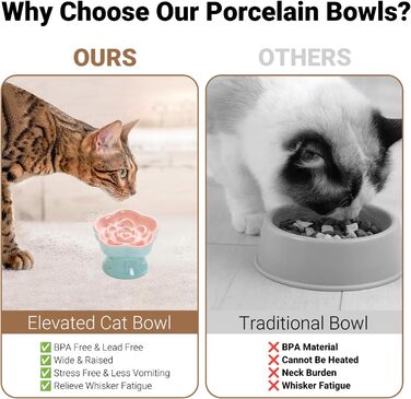 Антишвидкісний миска для собак, миска для котів та маленьких собак, керамічна миска (Морінгблюте)