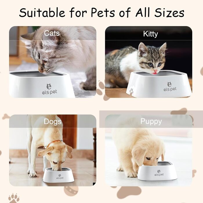 Миска для води для собак, поїльник-дозатор 1л, нековзна, без витоку, для подорожей, плаваюча, проти вилизування, без розливання, для домашніх тварин, котів, авто, подорожей, на вулицю, в дім