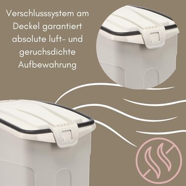 Контейнер для корму GarPet 13 л: герметичний, для собак та котів