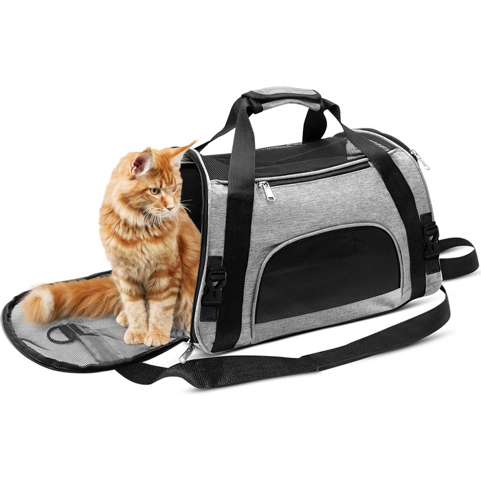 Транспортна сумка для котів та собак, складана переноска, переноска для котів та собак, кошик для котів. Інтелектуальна переноска.