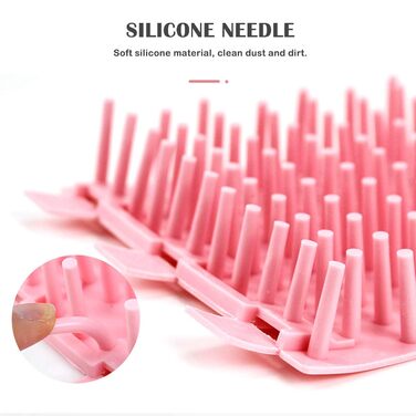 Очисник лап для собак Elinala, щітка для миття лап тварин, знімна масажна щітка для собак та котів, для очищення від бруду та багнюки (блакитний)