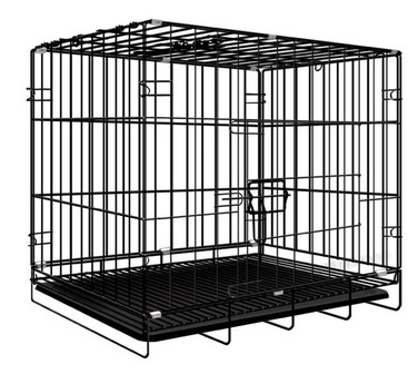 Складана металева клітка-вольєр для малих собак, котів та кроликів, 50 x 35 x 42 см