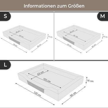 Собаче ліжко-корзина для собак маленьких, середніх та великих порід - подушка для собак - диван для собак з екошкіри, знімний та пральний чохол - Deluxe, розмір M - чорний, 93 x 62 см