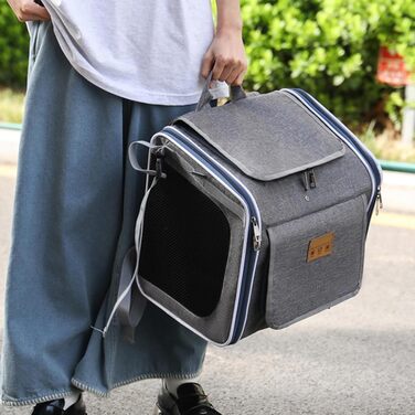 Транспортна коробка для собак на велосипед | Складаний кошик для собак та домашніх тварин | Безпечні прогулянки, подорожі, сімейний відпочинок