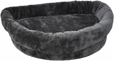 Підвіконна лежанка для великих котів Nanook, м'яка, XXL 60x45x13 см, сіра