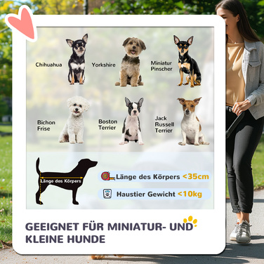 PawHut Dog Buggy Dog Buggy складний для собак і кішок до 10 кг Cat Buggy з подушкою сітчастої сітки Windows Підстаканник Сумка для зберігання Cat Buggy Dark Grey | Аосом