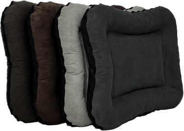 Матрац для собак KIM, ліжко для собак, подушка для собак, диван для собак, можна прати (M 80x60 см, сірий) M 80x60 см сірий