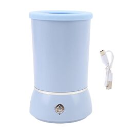 Автоматичний очищувач лап для собак, портативний миючий стаканчик з м'якою силіконовою щіткою, машина для миття лап, силіконові щетинки (BLUE)