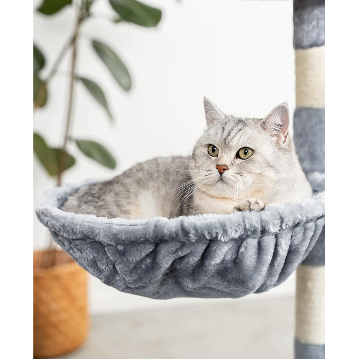 Лежанка для кота з м'якого плюшу на будь-який котячий будиночок, Ø 40 см, 25 см глибина, металевий каркас, 15 см глибина, світло-сірий колір