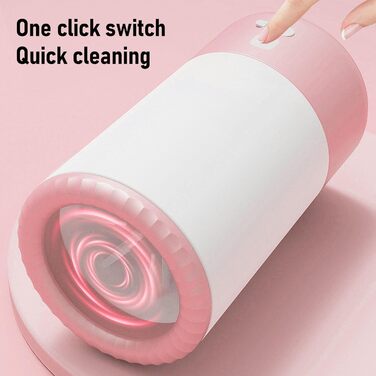 Електричний мийник лап для собак Asixxsix, портативний, USB, рожевий