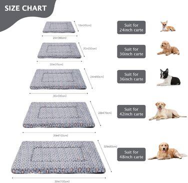 Ортопедичне ліжко для собак BVAGSS, миюча підстилка для собак, плюшева подушка для собак. М'яке та тепле ліжко для собак маленьких, середніх та великих порід, з неслизьким дном. Розмір 60x45 см, колір Blue Star