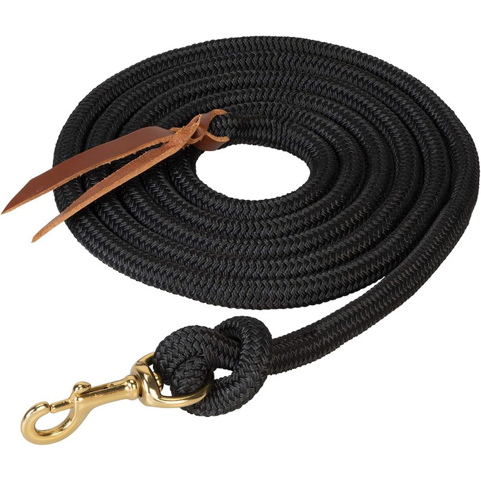 Масляний нагрудник з поліестеру Weaver Leather Rough Out для дорослих, повід для коня з карабіном 5/8