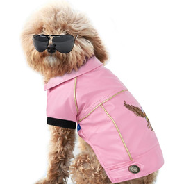 Зимовий теплий одяг для собак NIULA: куртка з PU-шкіри, мотоциклетна, водонепроникна, розмір 2XL