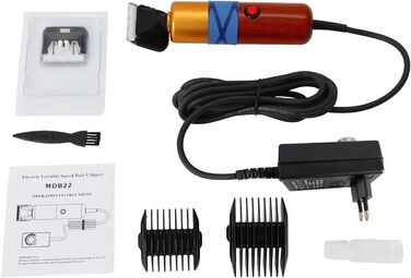 Професійна машинка для стрижки собак та котів, 1000-6600 обертів, кабель 3м, для всіх типів шерсті, 36W