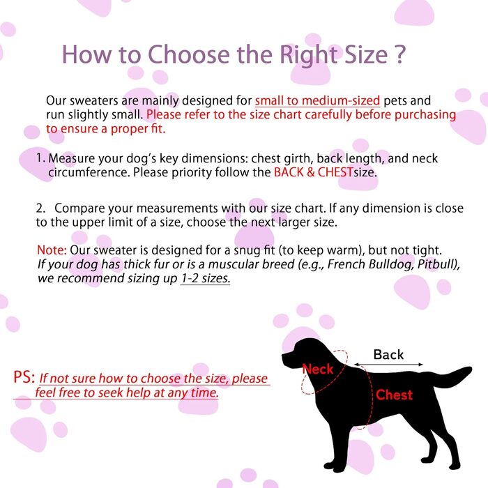 Вовняний пуловер для собак з коміром-горловиною, теплий та м'який, зимовий одяг для собак та котів, червоний, розмір M (12', 14', Рожево-червоний)